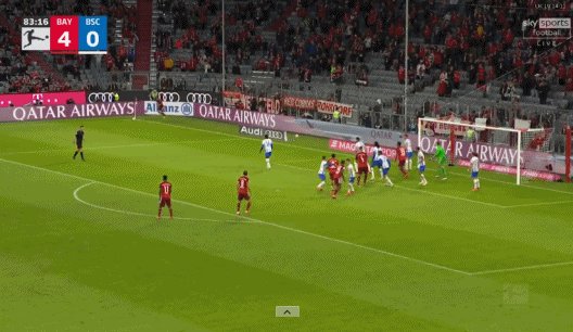 【德甲】莱万戴帽连续13场破门 拜仁5-0送赫塔3连败